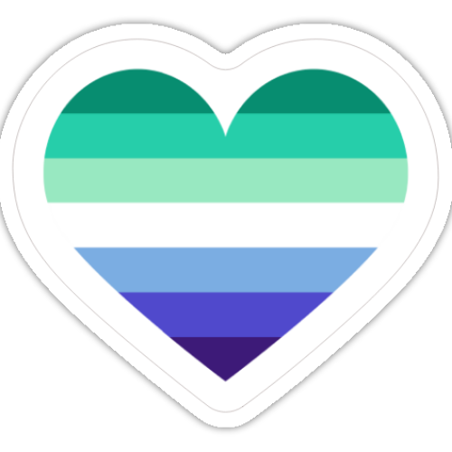 Gay Heart Sticker