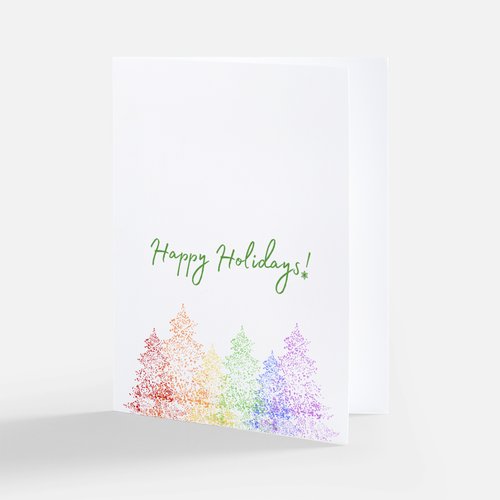 Pride Forest Holiday Card