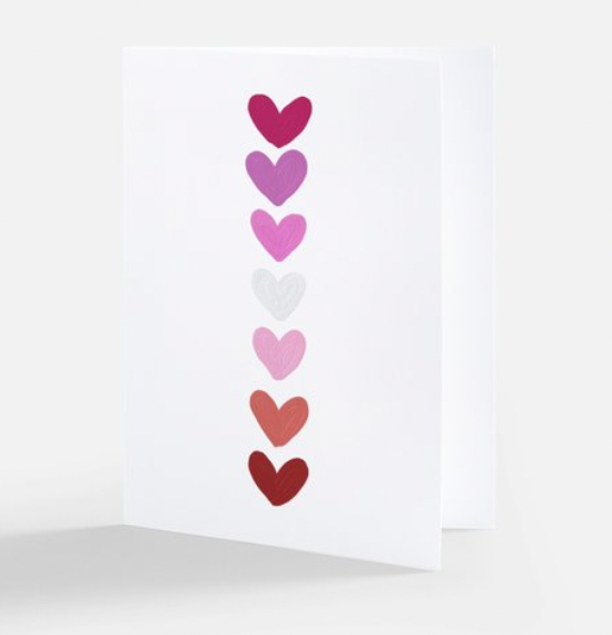 Heart-to-Heart: The Lesbian Pride Edition LGBTQ+ Greeting Card