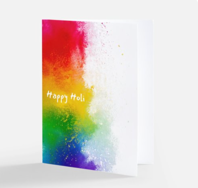 Holi Hues & Queer Hues: A Queer Holi Card