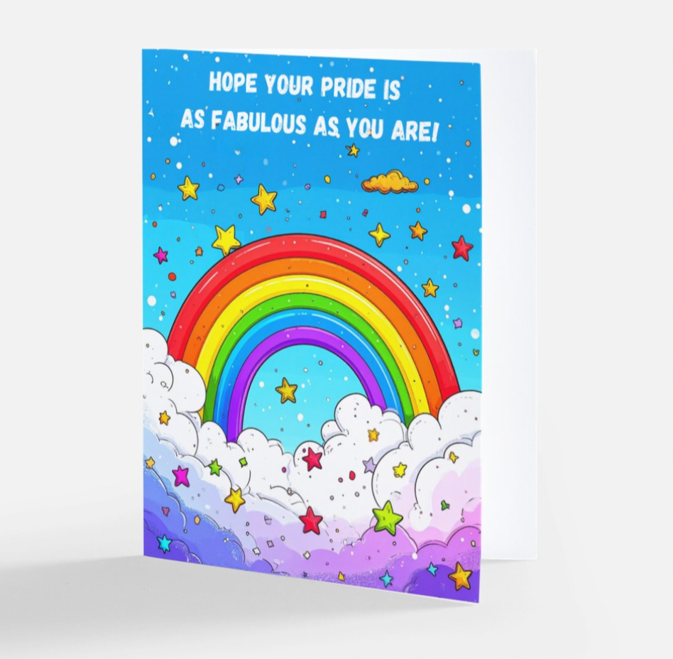 Pride Sparkle - LGBTQ+ Pride Card