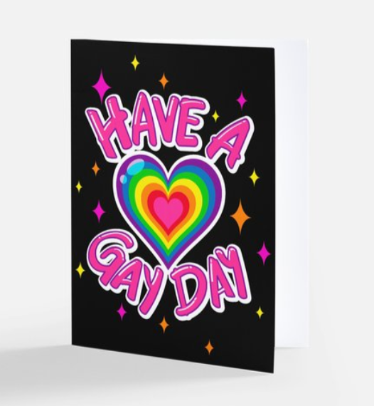 Queer Celebration Greeting Card