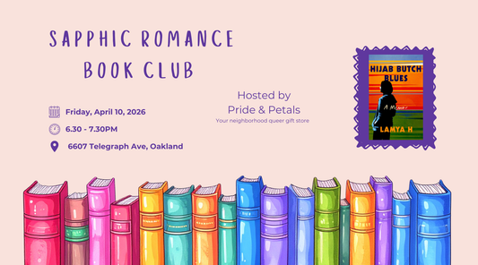 💖 Pride & Petals Sapphic Romance Book Club April Pick: Hijab Butch Blues by Lamya H