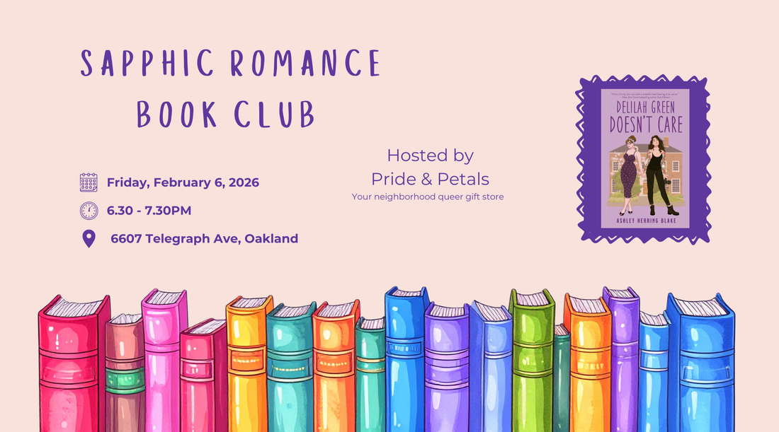 💖 Pride & Petals Sapphic Romance Book Club February Pick: Delilah Green Doesn’t Care by Ashley Herring Blake