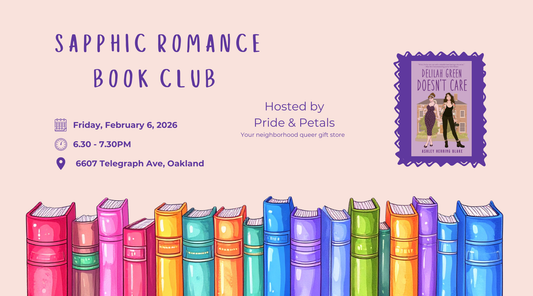 💖 Pride & Petals Sapphic Romance Book Club February Pick: Delilah Green Doesn’t Care by Ashley Herring Blake