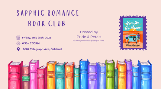 💖 Pride & Petals Sapphic Romance Book Club July Pick: Here We Go Again by Alison Cochrun