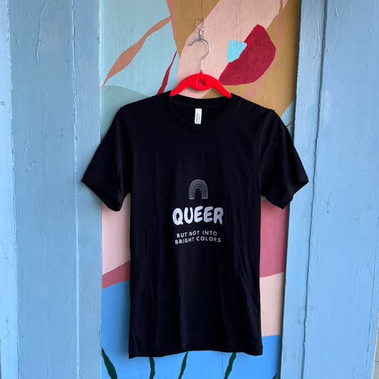 Understated Queer Tee - Black Pride T-shirt