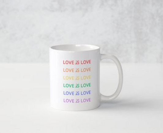 Sip With Pride: Love is Love Mug