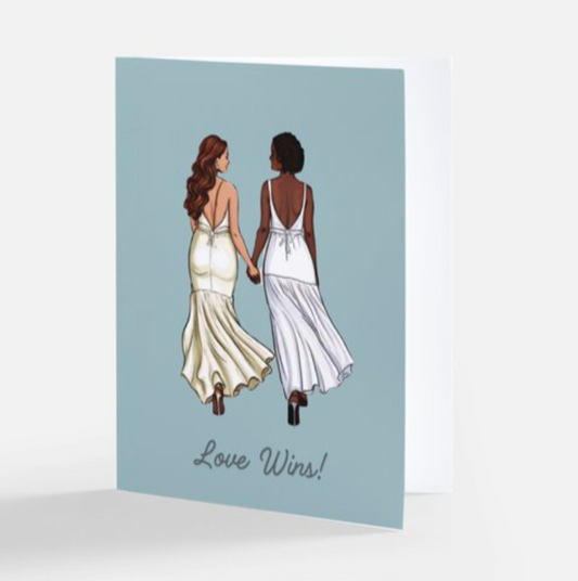 Love Wins – LGBTQ Wedding & Engagement Card
