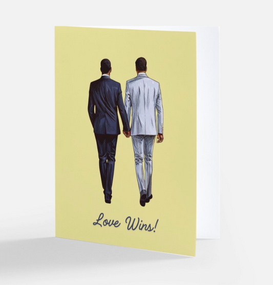 Love Wins – LGBTQ Wedding & Engagement Card
