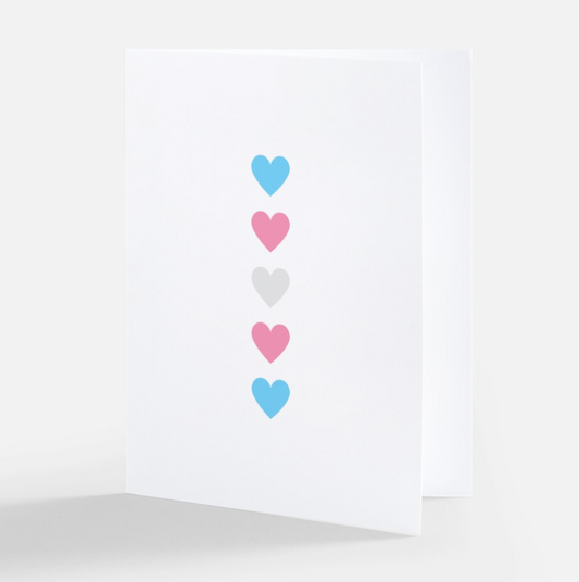 Heart To Heart: The Trans Pride Edition LGBTQ+ Greeting Card