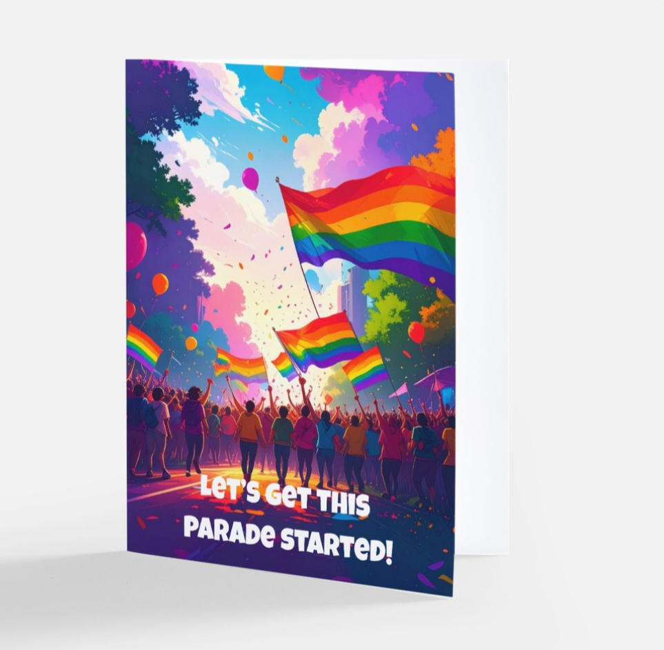 Wave Your Pride - LGBTQ+ Pride Card