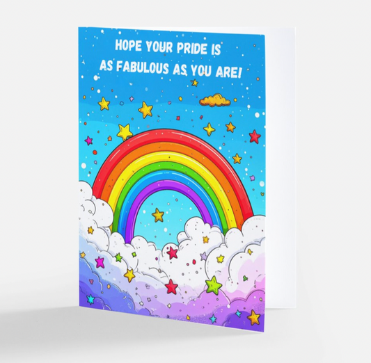 Pride Sparkle - LGBTQ+ Pride Card