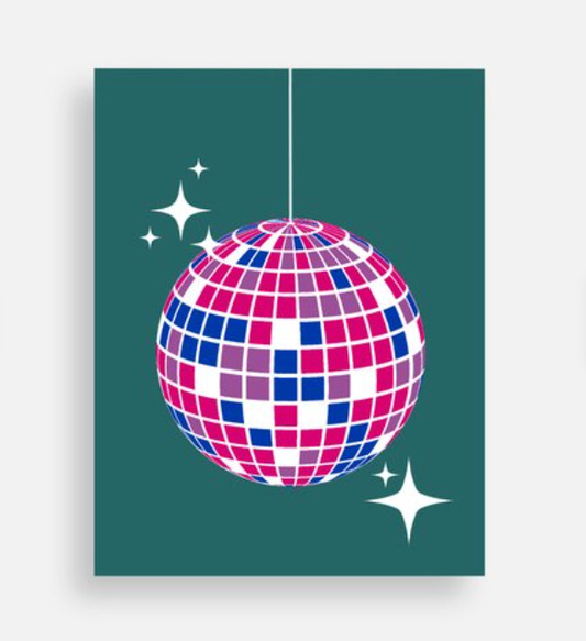 Bisexual Disco Dreams - Bi Pride Postcard